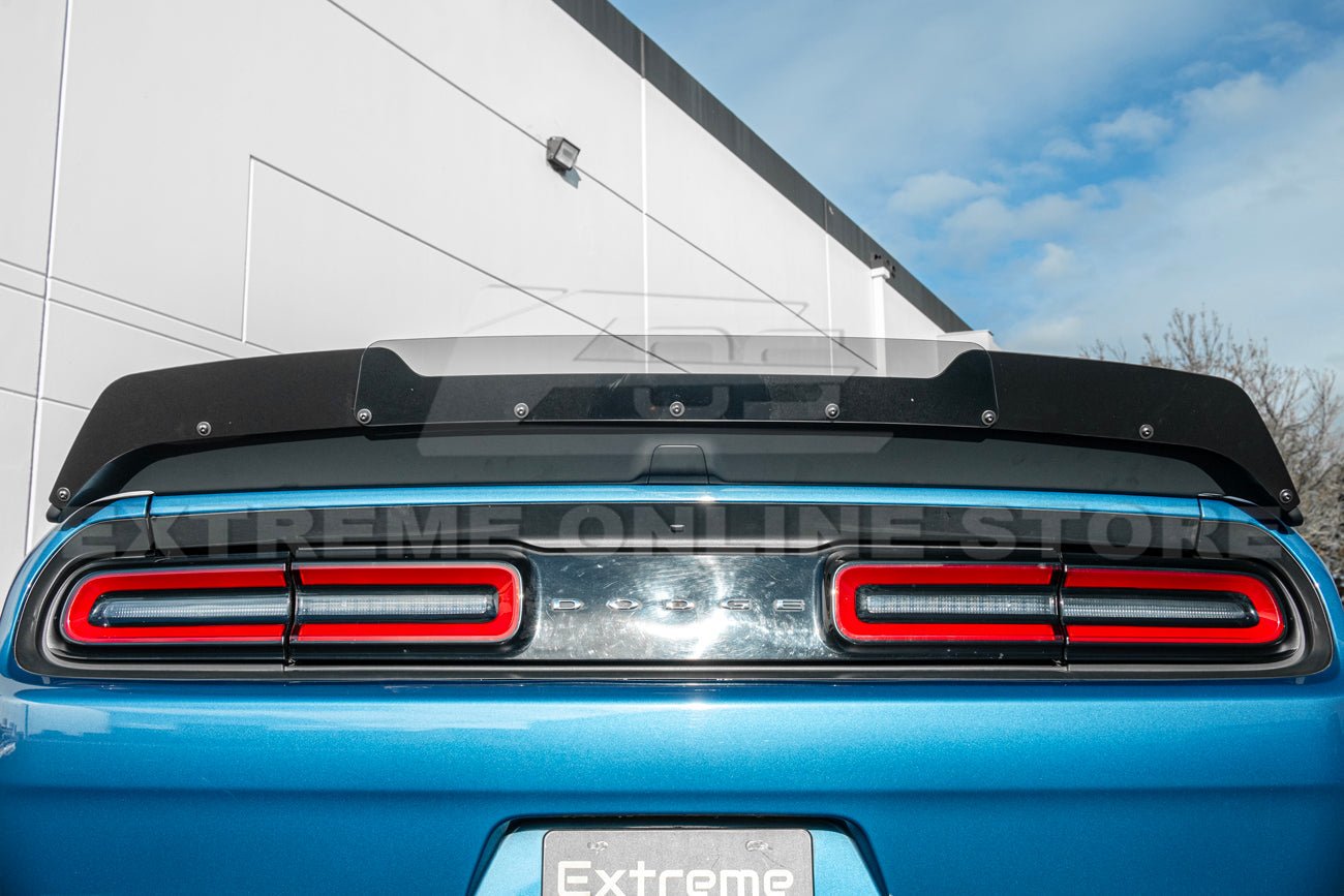 Dodge Challenger SRT Hellcat Redeye Track Package Matte Black Wickerbill Spoiler 2008-Up