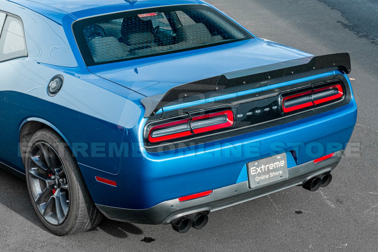 Dodge Challenger SRT Hellcat Redeye Track Package Matte Black Wickerbill Spoiler 2008-Up