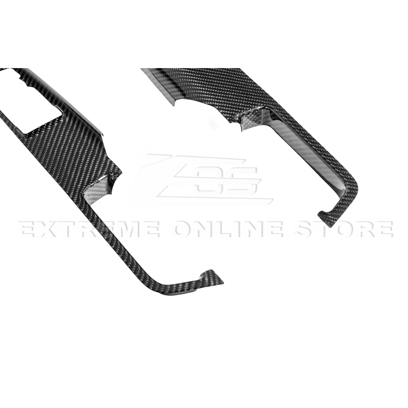 Ford Mustang S550 Dry Carbon Fiber Side Door Glass Lifting Panel 2015-Up