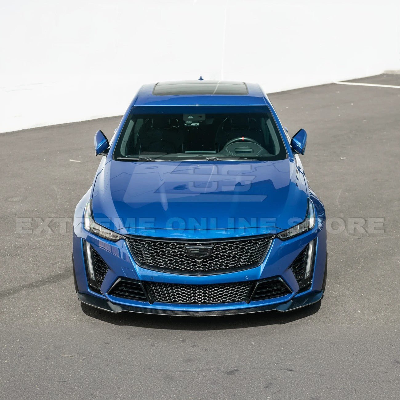 Cadillac CT5-V Blackwing Carbon Fiber Front Splitter Side Wheel Arch 2020-Up