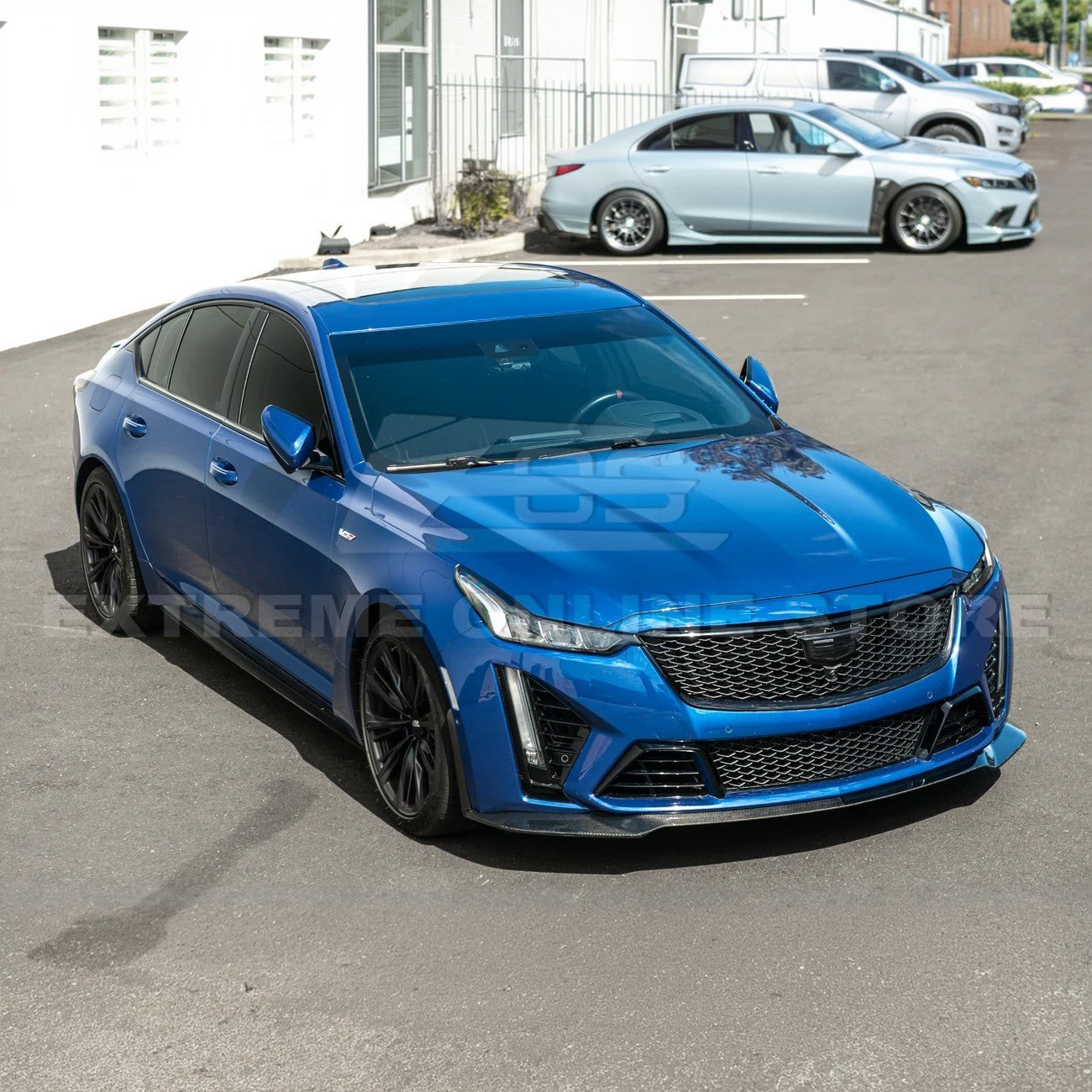 Cadillac CT5-V Blackwing Carbon Fiber Front Splitter Side Wheel Arch 2020-Up
