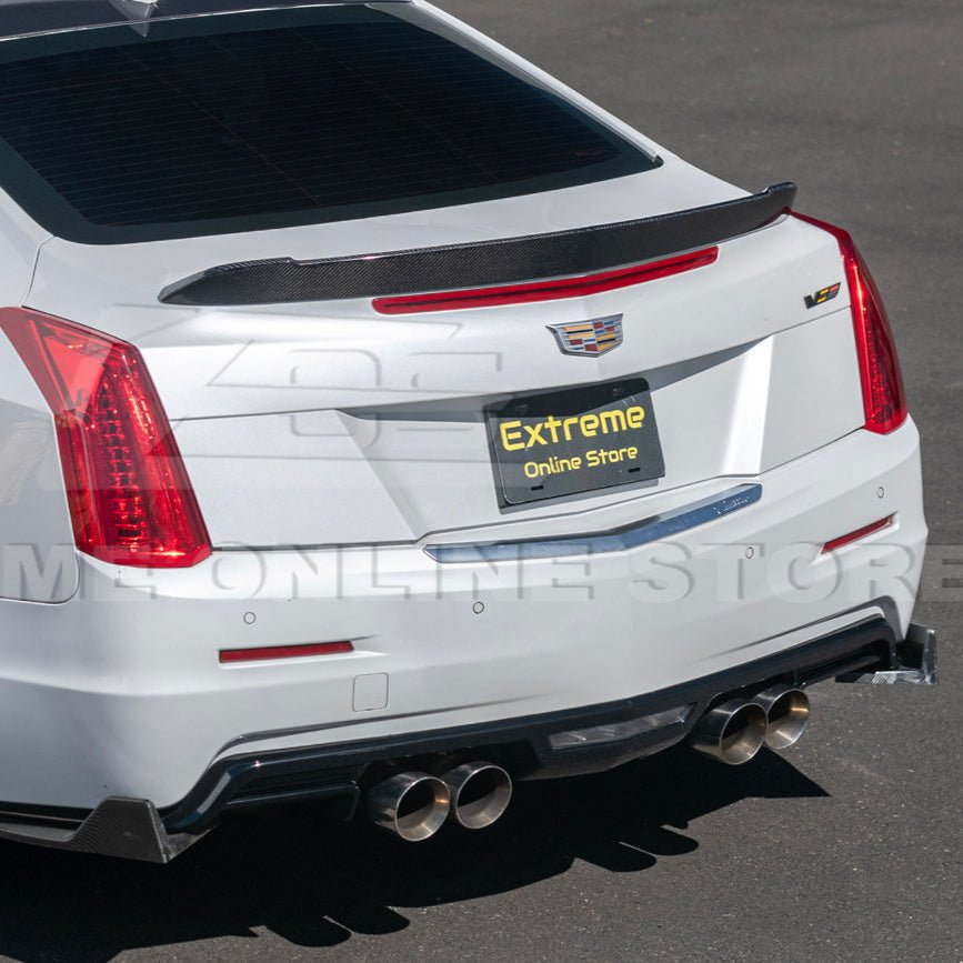 Cadillac ATS-V Coupe Carbon Fiber Rear Trunk Lid Wing Spoiler 2016-2019