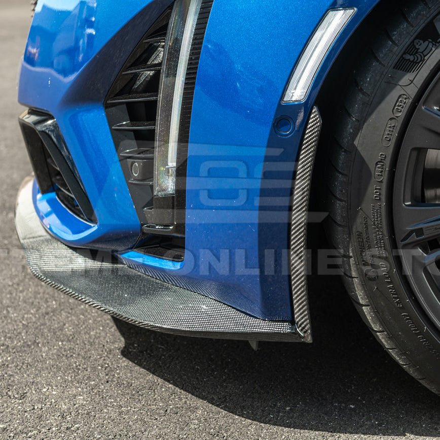 Cadillac CT5-V Blackwing Front Lip Splitter and Winglets 2020-2024