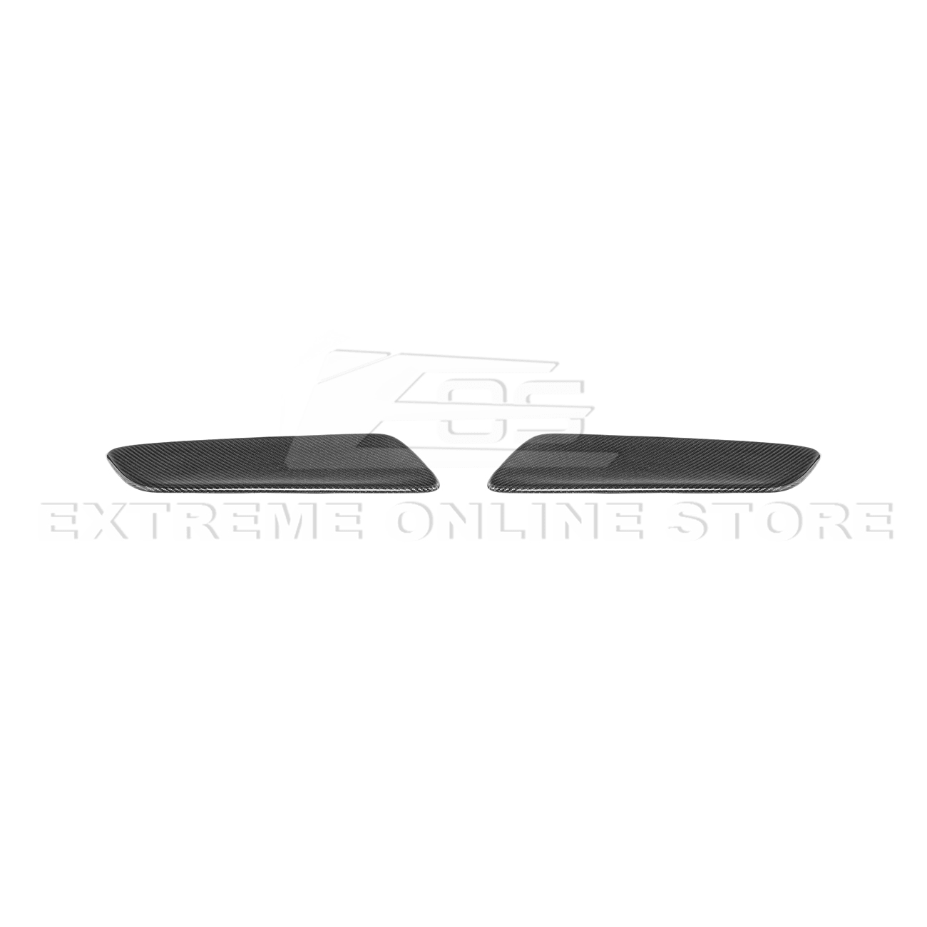 Ford Mustang S550 Factory Style Dry Carbon Fiber Rear Seat Decorative Panel Trim Cover 2015-2023