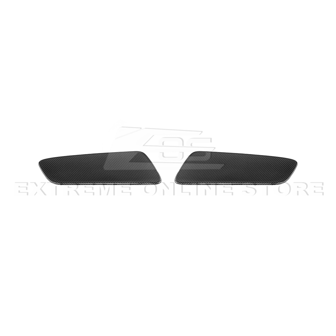 Ford Mustang S550 Factory Style Dry Carbon Fiber Rear Seat Decorative Panel Trim Cover 2015-2023