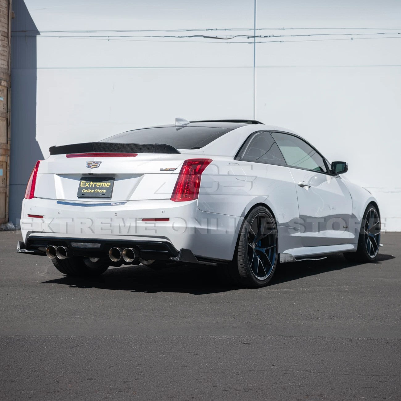 Cadillac ATS-V Coupe Carbon Fiber Rear Trunk Lid Wing Spoiler 2016-2019