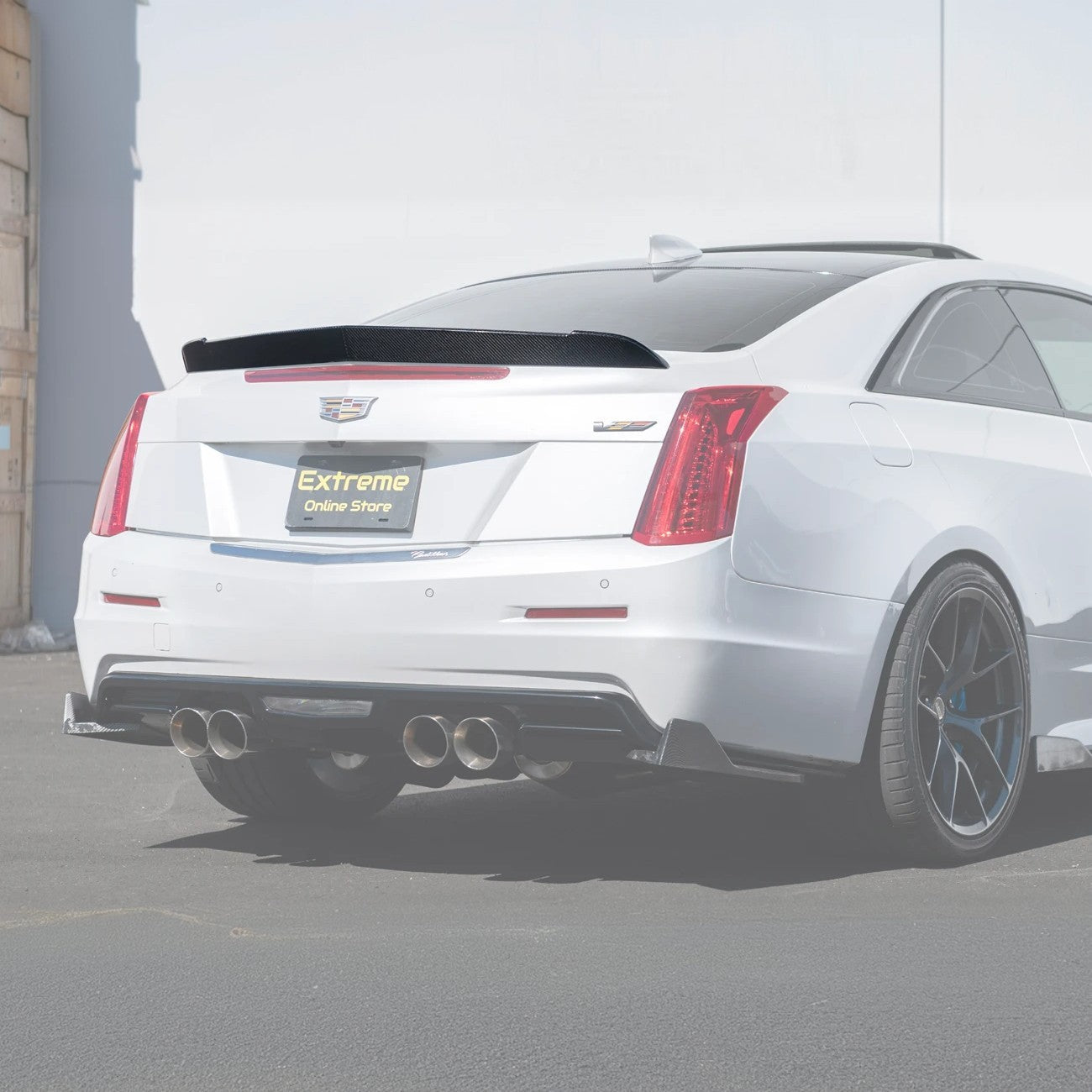 Cadillac ATS-V Coupe Carbon Fiber Rear Trunk Lid Wing Spoiler 2016-2019