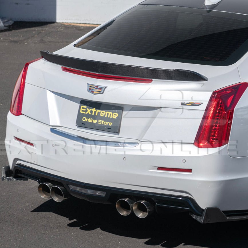 Cadillac ATS-V Coupe Carbon Fiber Rear Trunk Lid Wing Spoiler 2016-2019
