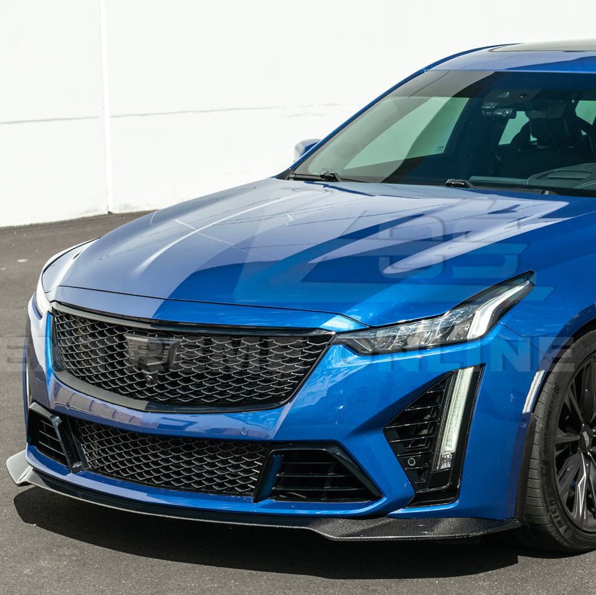 Cadillac CT5-V Blackwing Front Lip Splitter and Winglets 2020-2024