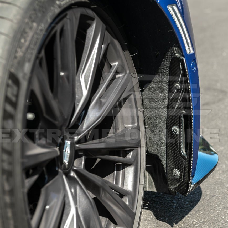 Cadillac CT5-V Blackwing Front Lip Splitter and Winglets 2020-2024