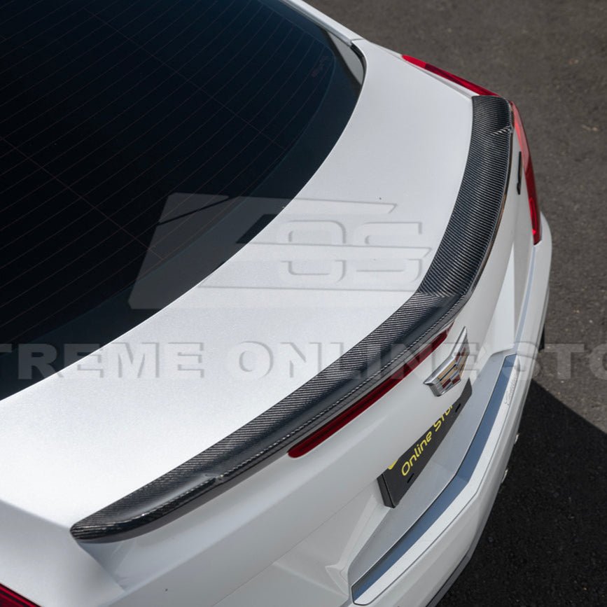 Cadillac ATS-V Coupe Carbon Fiber Rear Trunk Lid Wing Spoiler 2016-2019