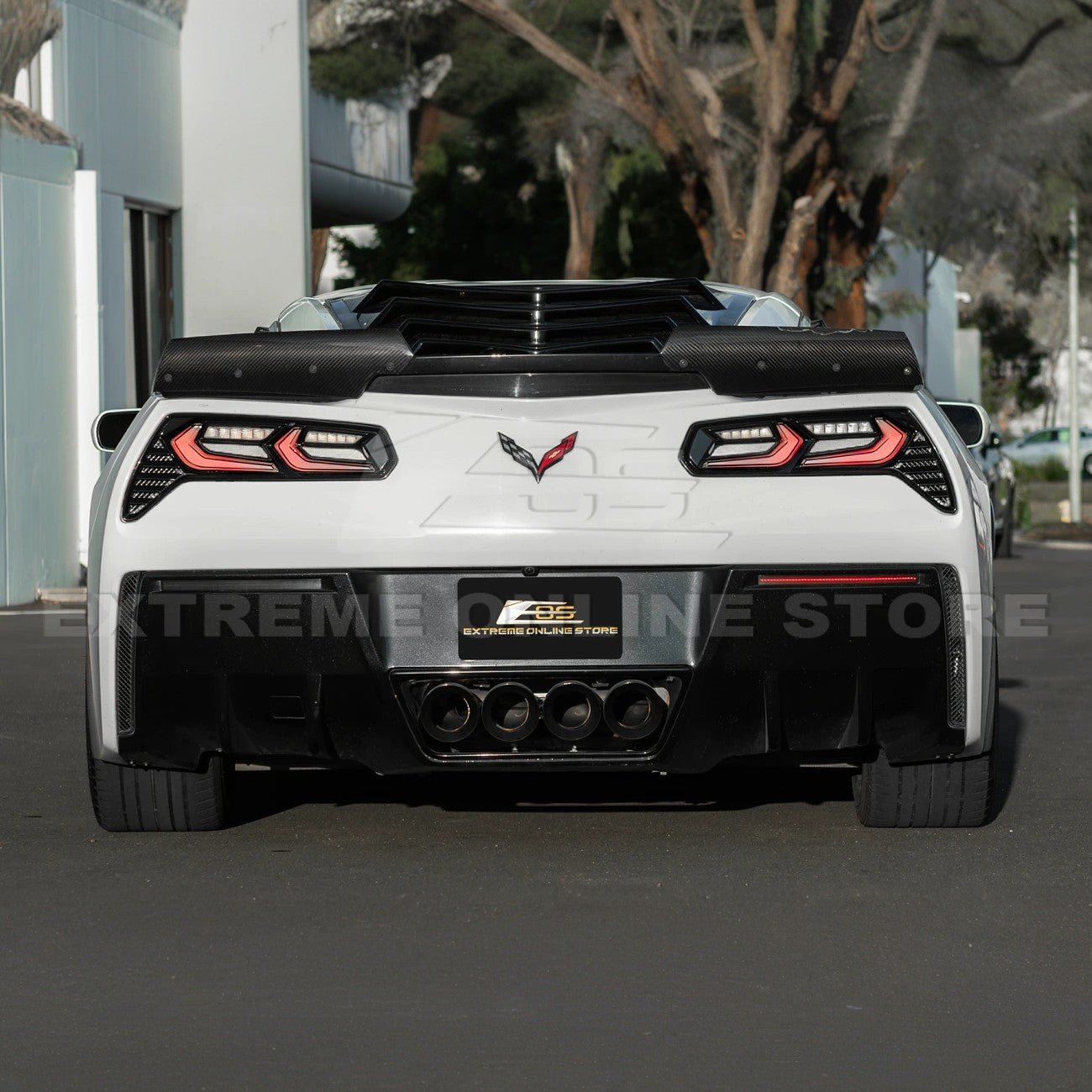Chevrolet Corvette C7 GM Factory Style Smoke Clear Lens Rear Taillight 2014-2019