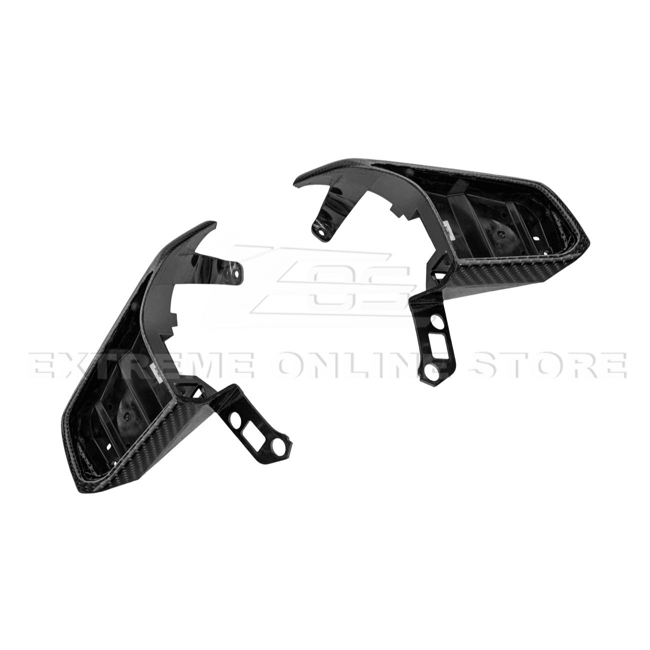 Chevrolet Corvette C8 Carbon Fiber Steering Wheel Button Cover Trim 2020-Up