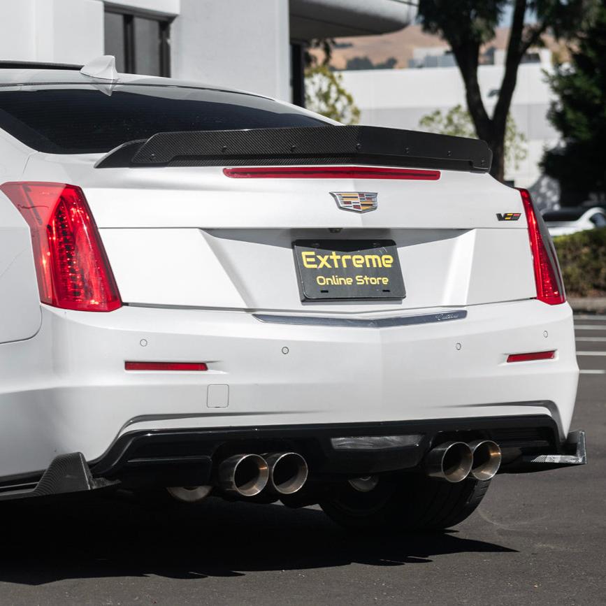 Cadillac ATS-V Coupe Wickerbill Carbon Fiber Rear Wing Spoiler 2016-2019