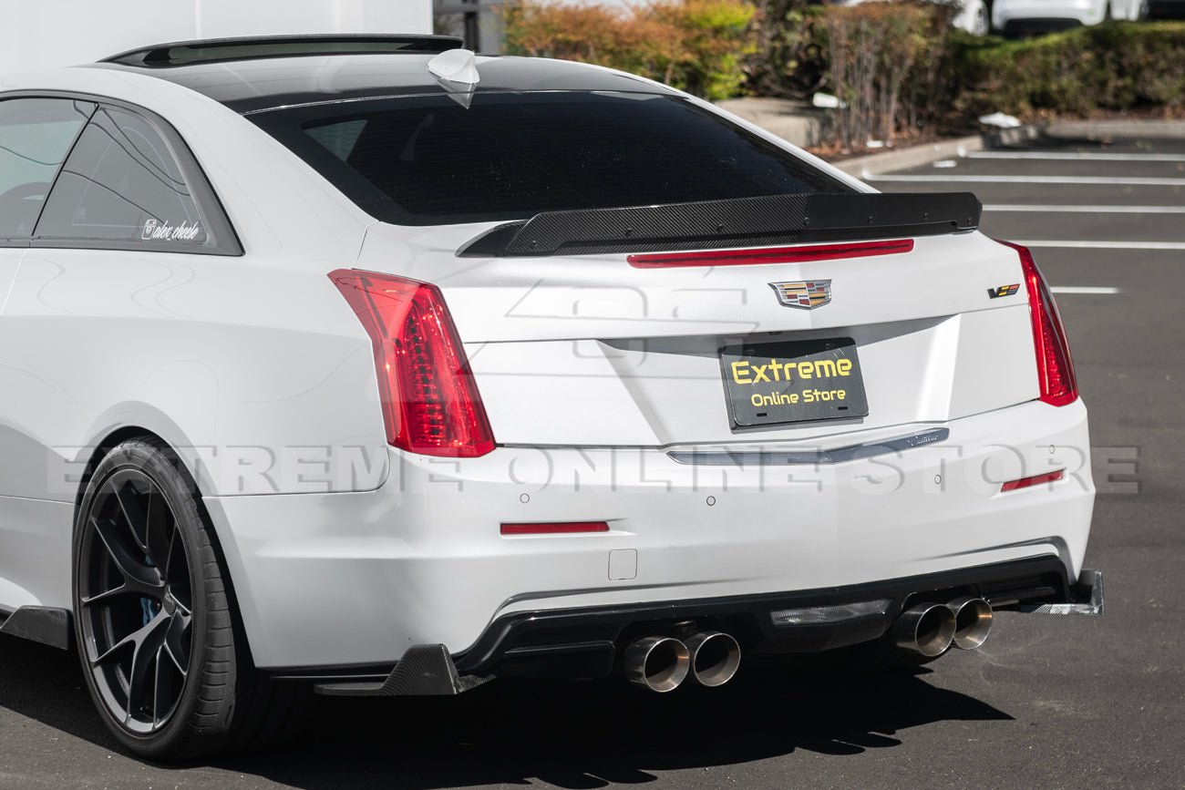 Cadillac ATS-V Coupe Wickerbill Carbon Fiber Rear Wing Spoiler 2016-2019