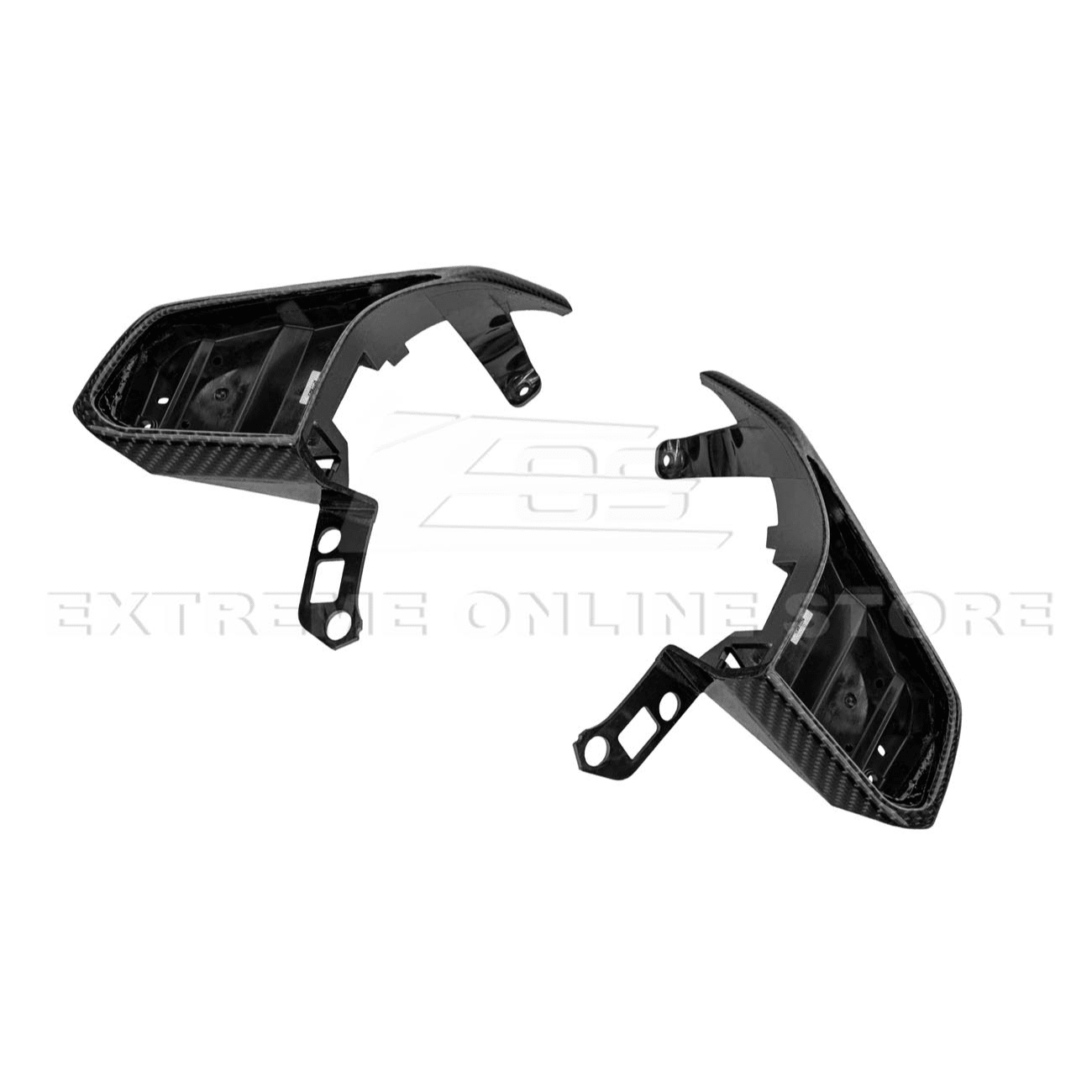 Chevrolet Corvette C8 Carbon Fiber Steering Wheel Button Cover Trim 2020-Up