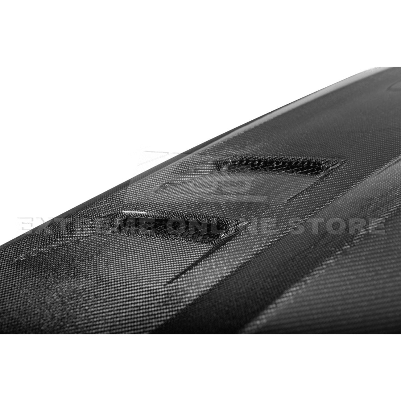 Cadillac CTS-V Double Sided Carbon Fiber Middle Vented Hood 2009-2015