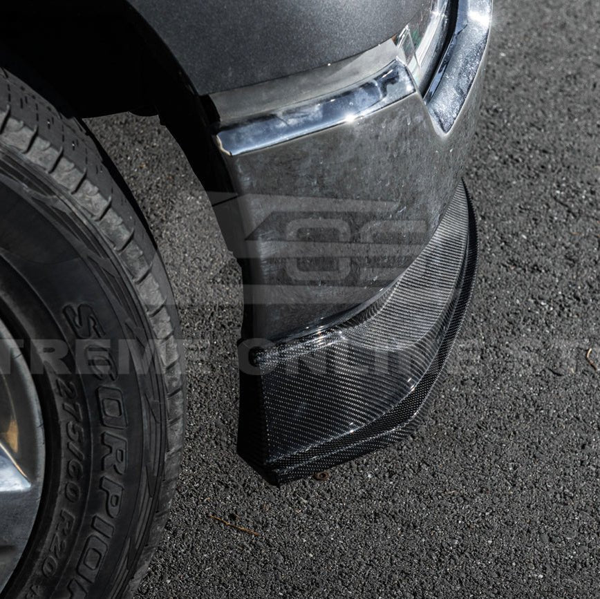 Ford F-150 Carbon Fiber 2PCS Front Bumper Lip Splitter 2021-Up