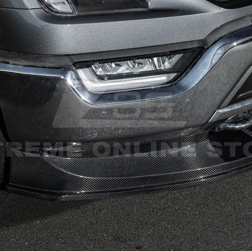 Ford F-150 Carbon Fiber 2PCS Front Bumper Lip Splitter 2021-Up