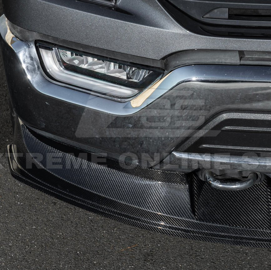 Ford F-150 Carbon Fiber 2PCS Front Bumper Lip Splitter 2021-Up