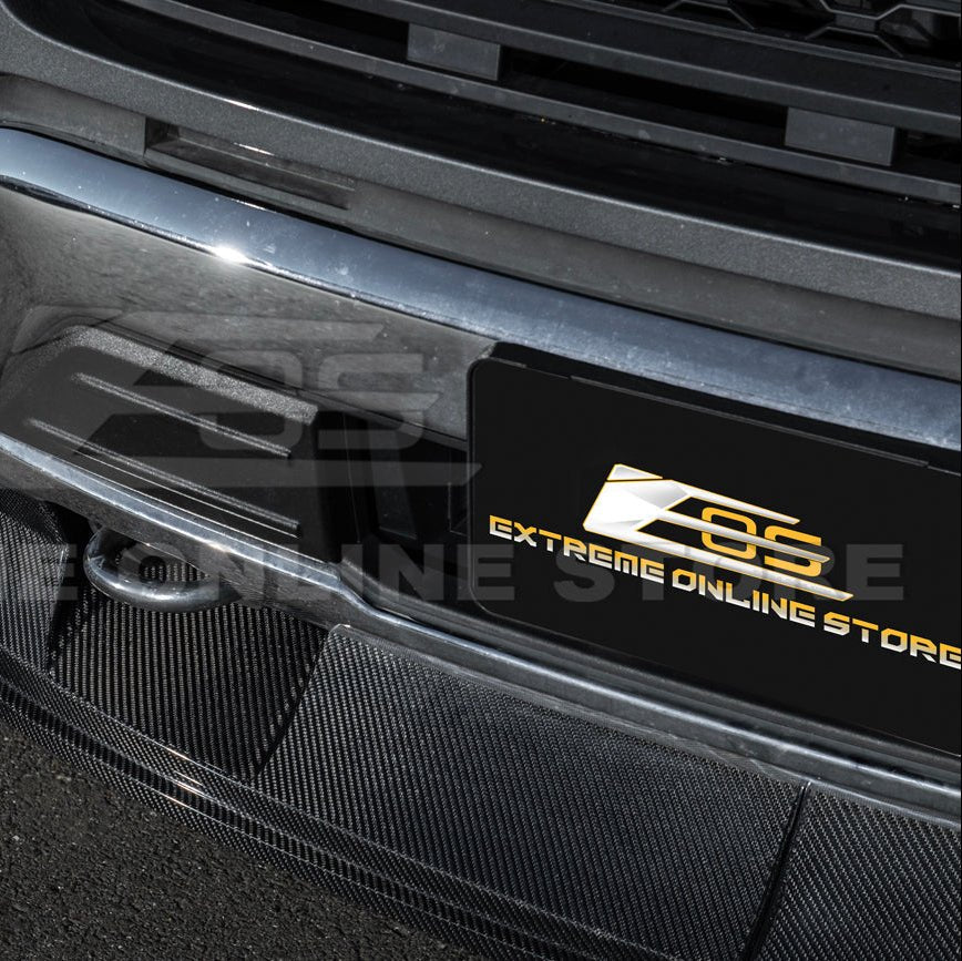 Ford F-150 Carbon Fiber 2PCS Front Bumper Lip Splitter 2021-Up