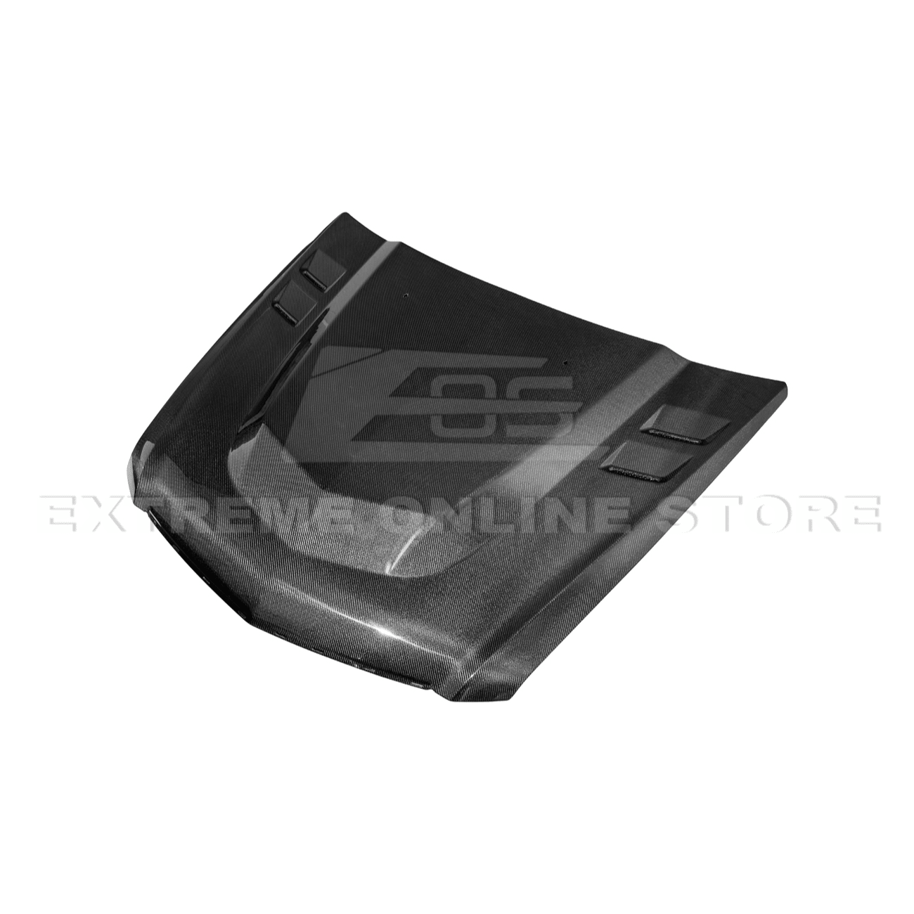 Cadillac CTS-V Double Sided Carbon Fiber Middle Vented Hood 2009-2015