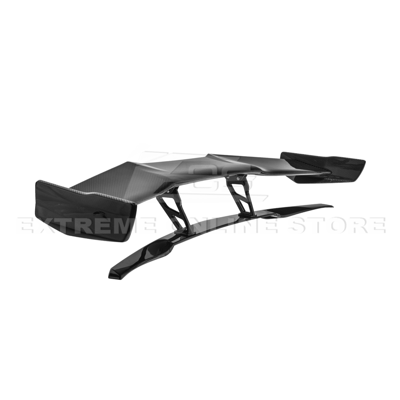 Chevrolet Corvette C7 ZR1 ZTK Style Carbon Fiber High Wing Rear Spoiler Kit 2014-2019