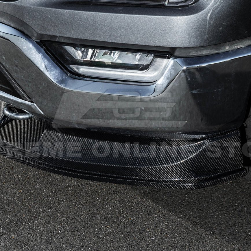 Ford F-150 Carbon Fiber 2PCS Front Bumper Lip Splitter 2021-Up