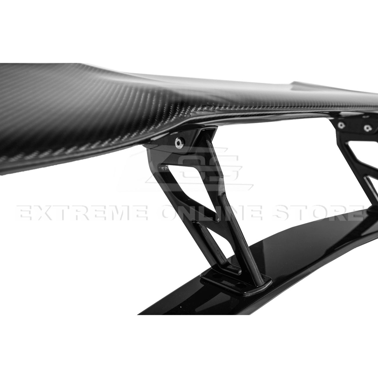 Chevrolet Corvette C7 ZR1 ZTK Style Carbon Fiber High Wing Rear Spoiler Kit 2014-2019
