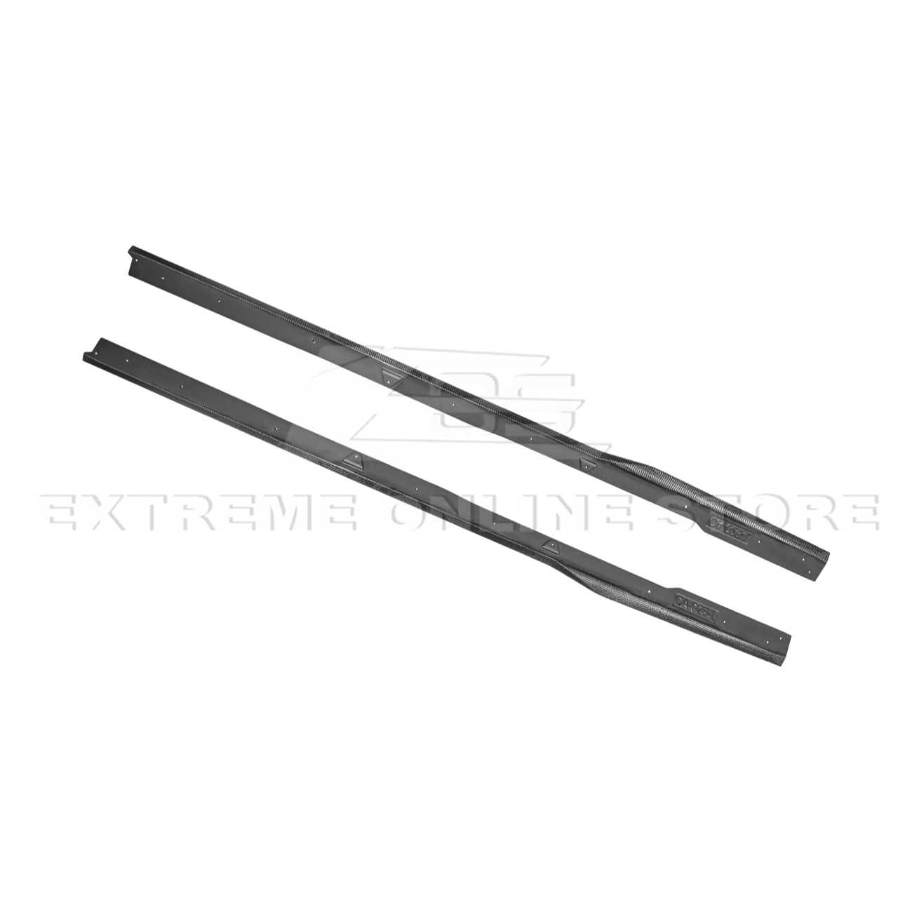 Lexus IS Series XE40 Novel Style Carbon Fiber Side Skirts Extensions 2021-Up