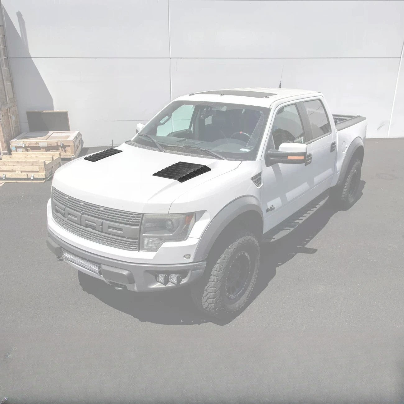 Ford F-150 SVT Raptor Gen 1 Carbon Fiber Front Hood Vent 2010-2014