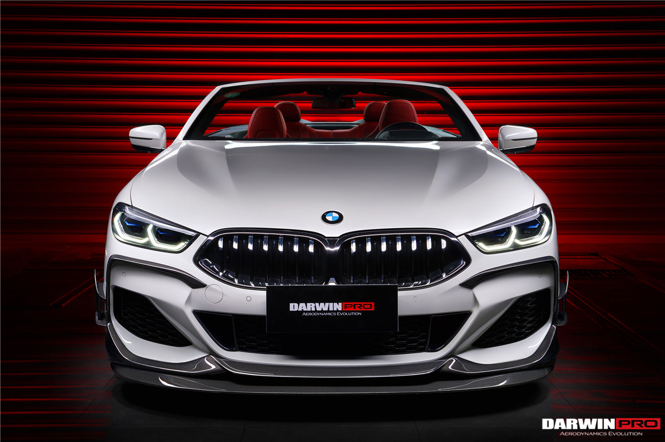2018-2022 BMW 8 Series G14 Convertible/G15 Coupe/G16 4DR-Gran Coupe 840/850 IMP Performance Carbon Fiber Front Bumper Canards