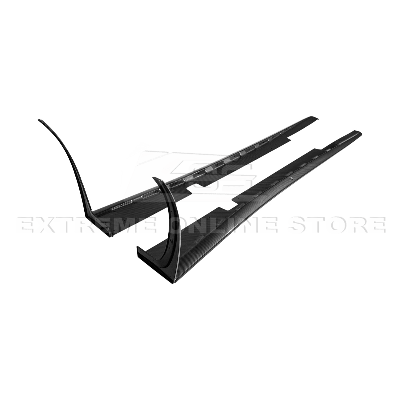 Chevrolet Corvette C5 ZR1 Style Gloss Black Front Lip Side Skirts Rear Spoiler Kit 1997-2004