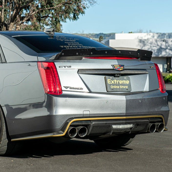 Cadillac CTS-V Carbon Fiber Wickerbill Rear Trunk Wing Spoiler 2016-2019