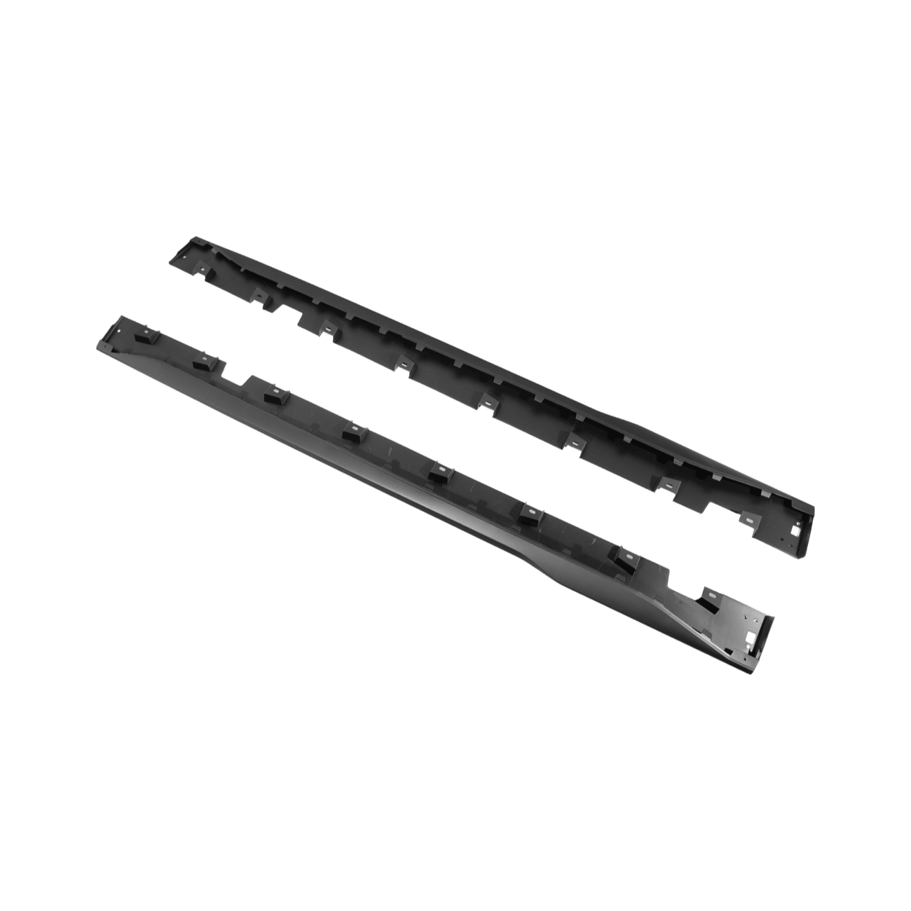 Ford Mustang S550 S650 Dark Horse Style Matte Black Side Skirt Extensions 2015-2023