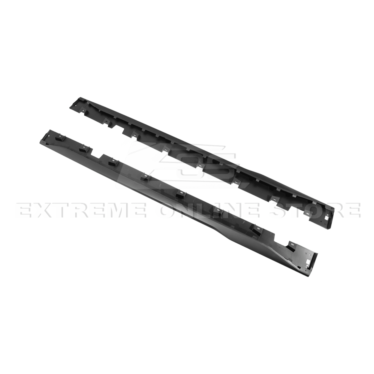 Ford Mustang S550 S650 Dark Horse Style Matte Black Side Skirt Extensions 2015-2023