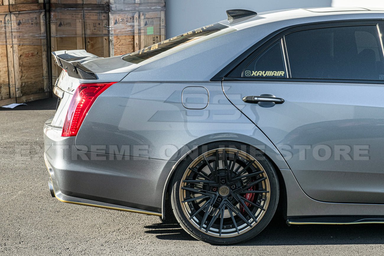 Cadillac CTS-V Carbon Fiber Wickerbill Rear Trunk Wing Spoiler 2016-2019