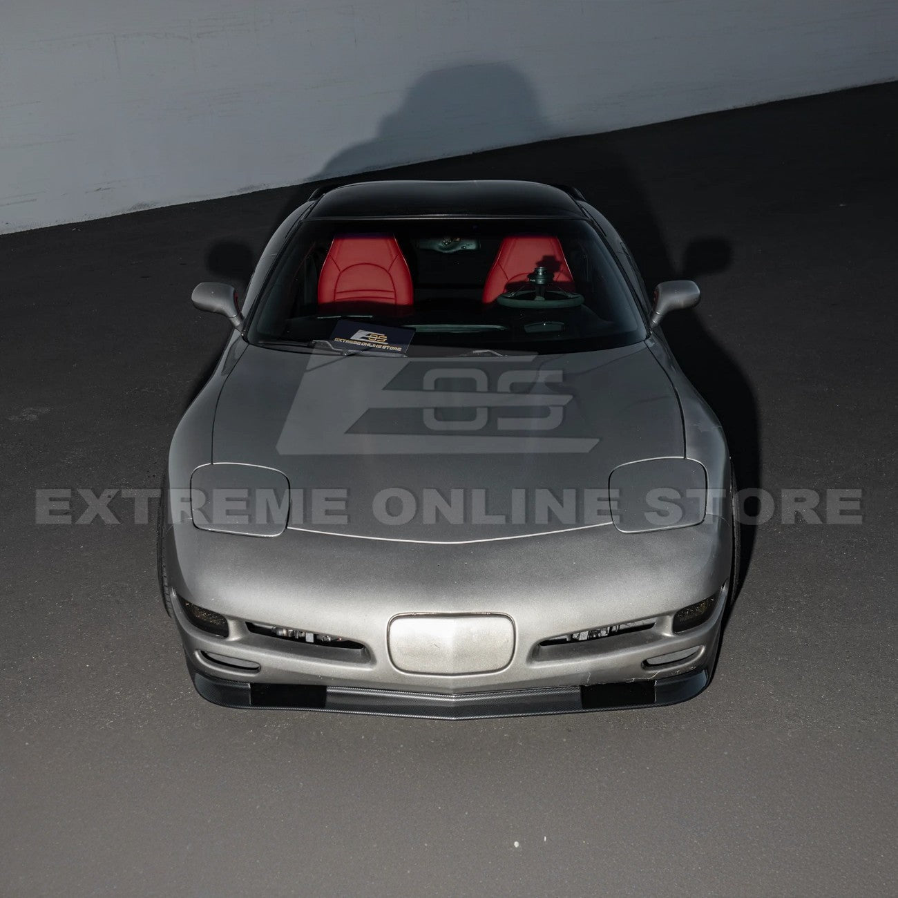 Chevrolet Corvette C5 ZR1 Style Hydro Carbon Front Lip Splitter Side Skirts Aero Kit 1997-2004