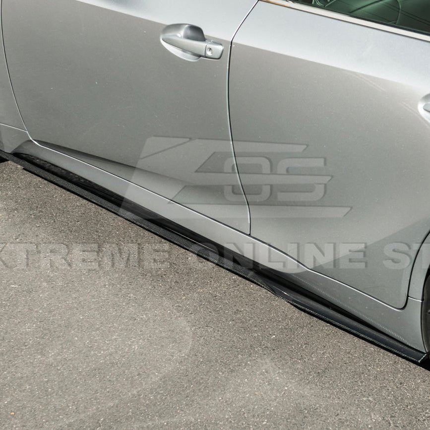 Lexus IS Series XE40 Novel Style Carbon Fiber Side Skirts Extensions 2021-Up
