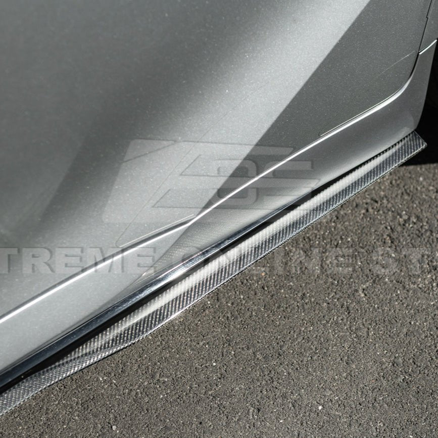 Lexus IS Series XE40 Novel Style Carbon Fiber Side Skirts Extensions 2021-Up