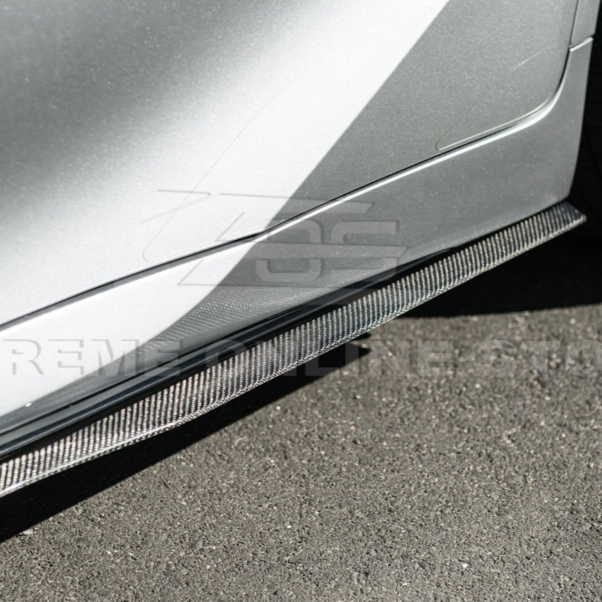 Lexus IS Series XE40 Novel Style Carbon Fiber Side Skirts Extensions 2021-Up