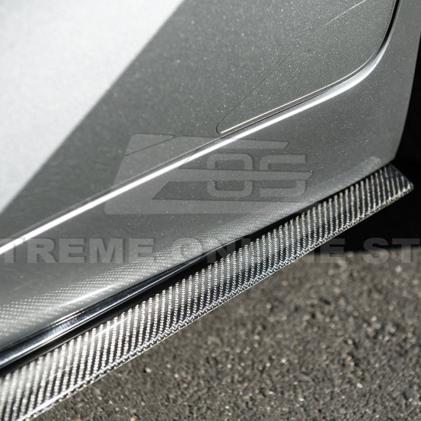 Lexus IS Series XE40 Novel Style Carbon Fiber Side Skirts Extensions 2021-Up