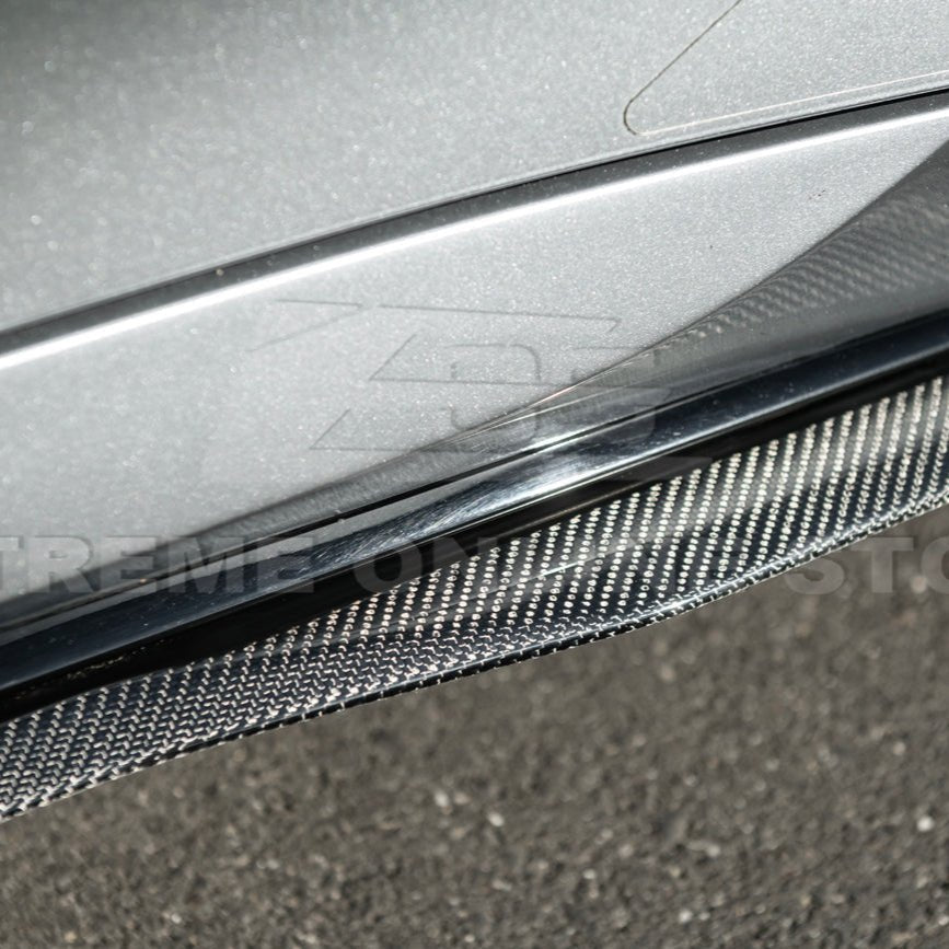 Lexus IS Series XE40 Novel Style Carbon Fiber Side Skirts Extensions 2021-Up