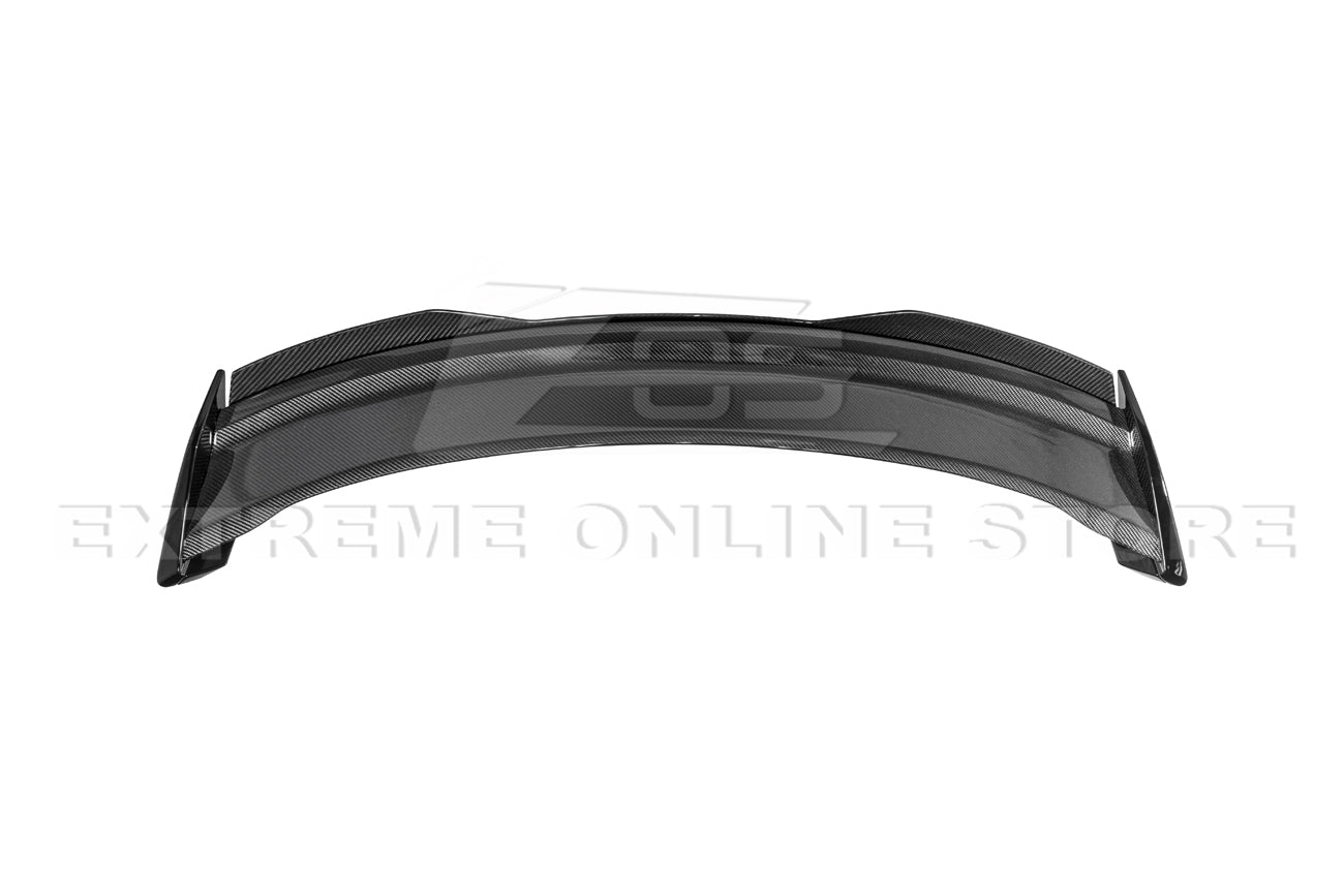 Ford Mustang S650 Dark Horse Style Carbon Fiber Rear Wickerbill Wing Spoiler 2024-Up