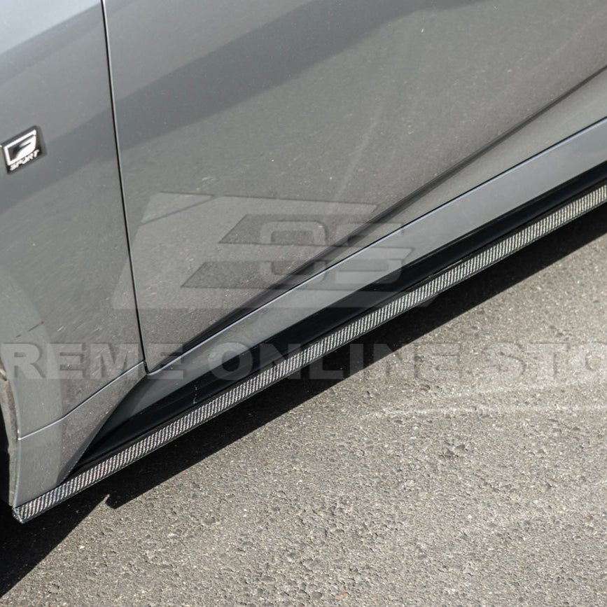 Lexus IS Series XE40 Novel Style Carbon Fiber Side Skirts Extensions 2021-Up