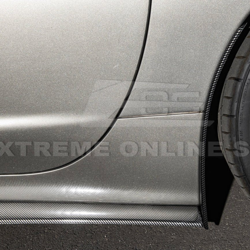 Chevrolet Corvette C5 ZR1 Style Hydro Carbon Front Lip Splitter Side Skirts Aero Kit 1997-2004