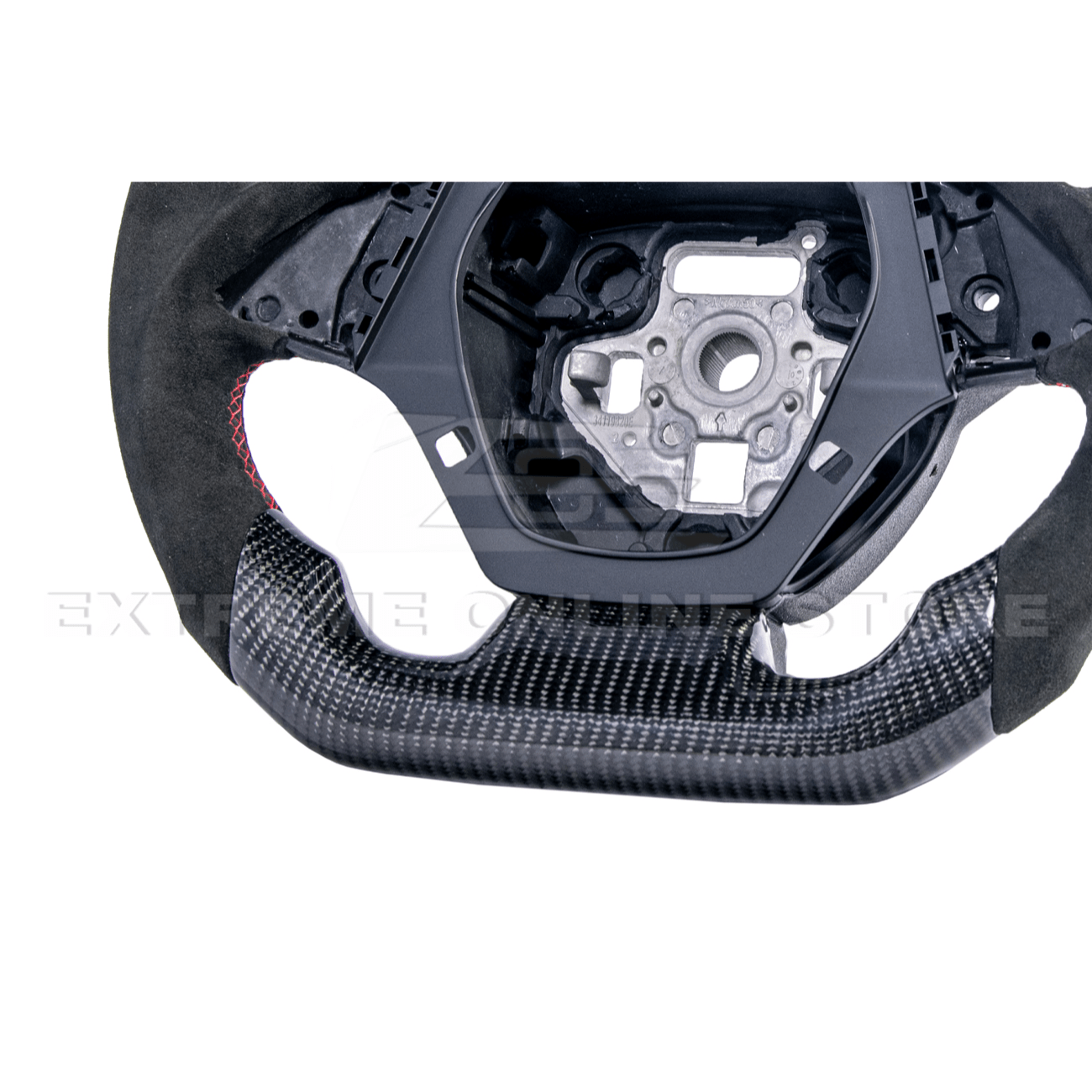Chevrolet Camaro Carbon Fiber Steering Wheel Alcantara Red Stripe 2016-2024