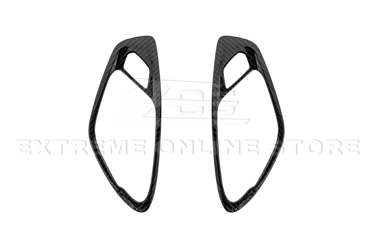 Chevrolet Camaro 6th Gen Factory Style Dry Carbon Fiber Interior Door Handle Cover 2016-2024