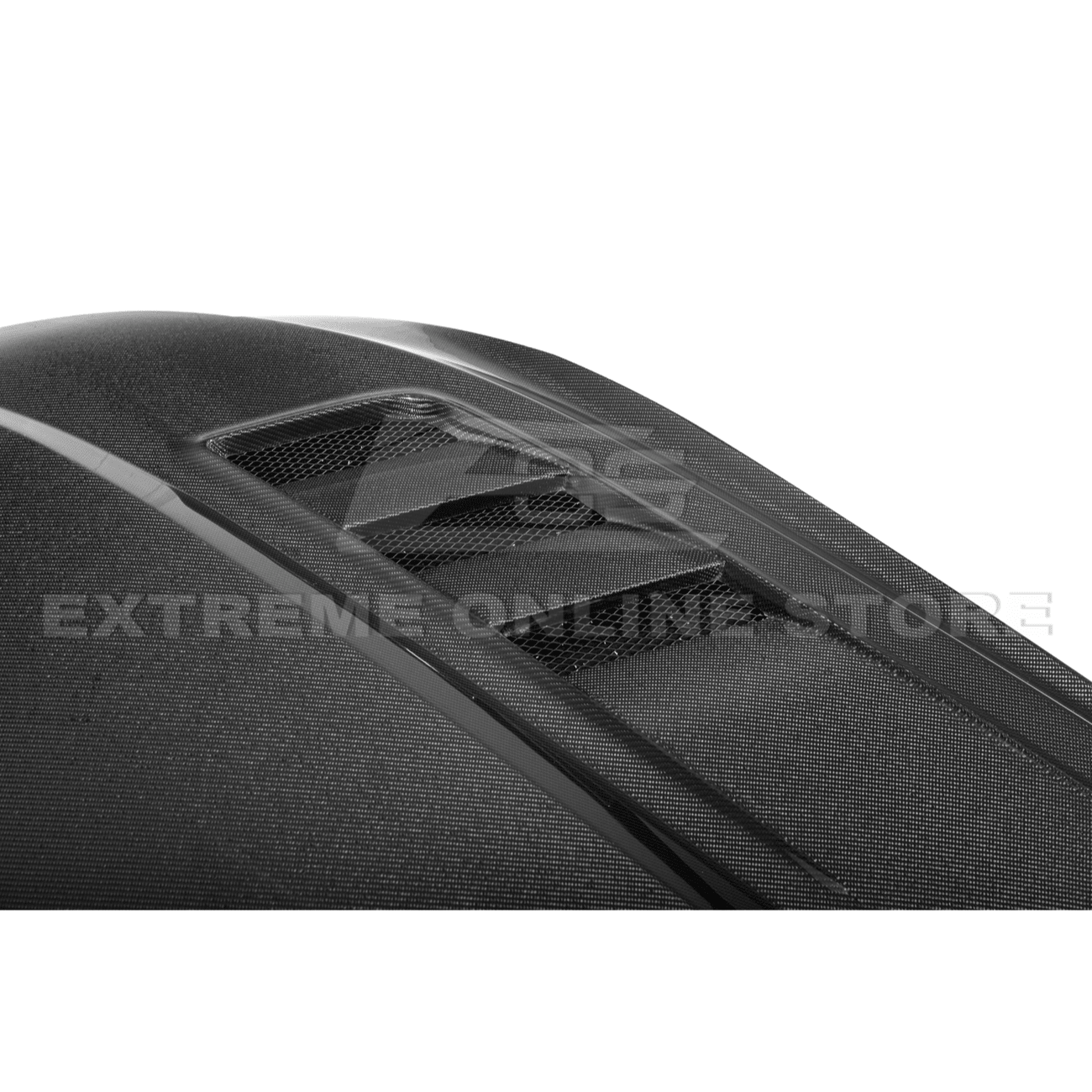 Ford Mustang S550 Terminator Style Carbon Fiber Front Hood Vented Cover 2015-20172015-17 Ford Mustang Terminator Style Front Hood Vented Cover