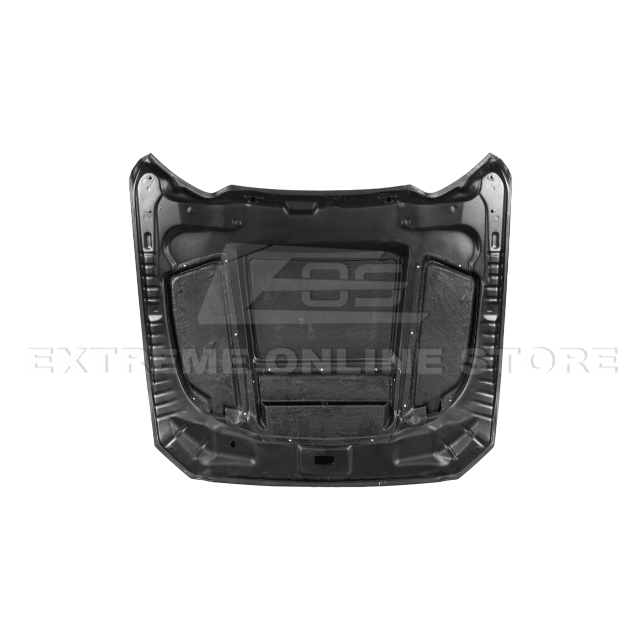 Ford Mustang S550 Terminator Style Carbon Fiber Front Hood Vented Cover 2015-20172015-17 Ford Mustang Terminator Style Front Hood Vented Cover